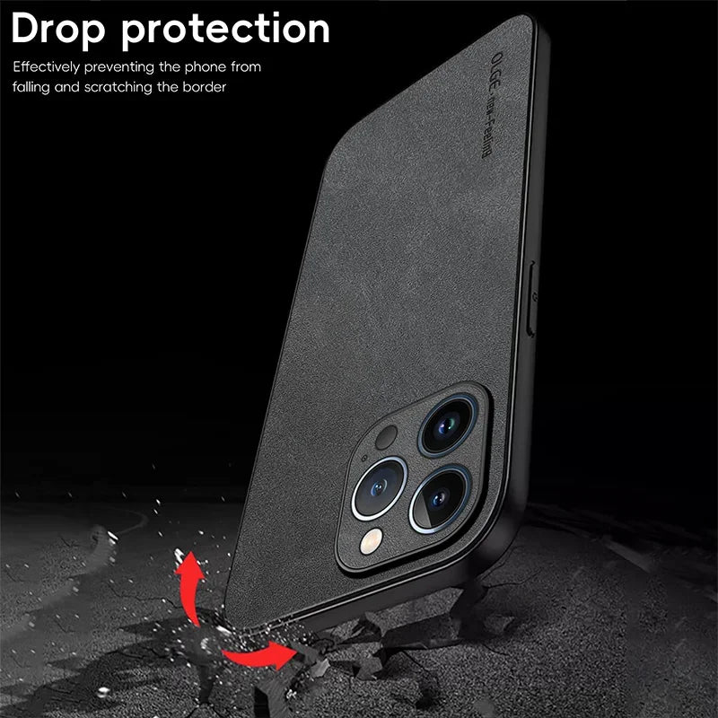 Luxury Leather Phone Case For iPhone