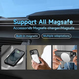 Luxury Matte Slim Strong Magnetic Magsafe Hard Case for iPhone