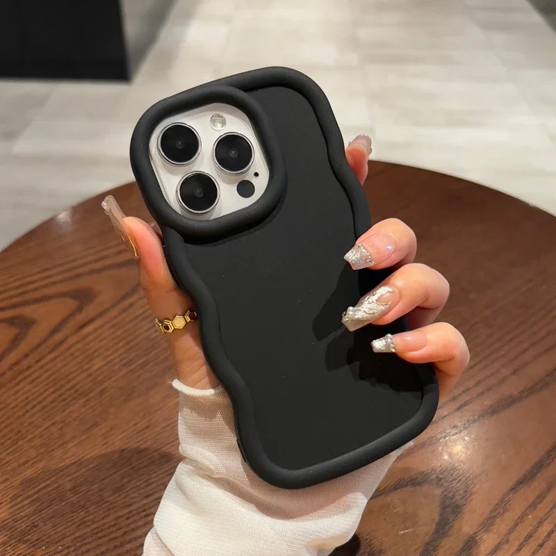 Fashion Soft Curly Wave Case for iPhone