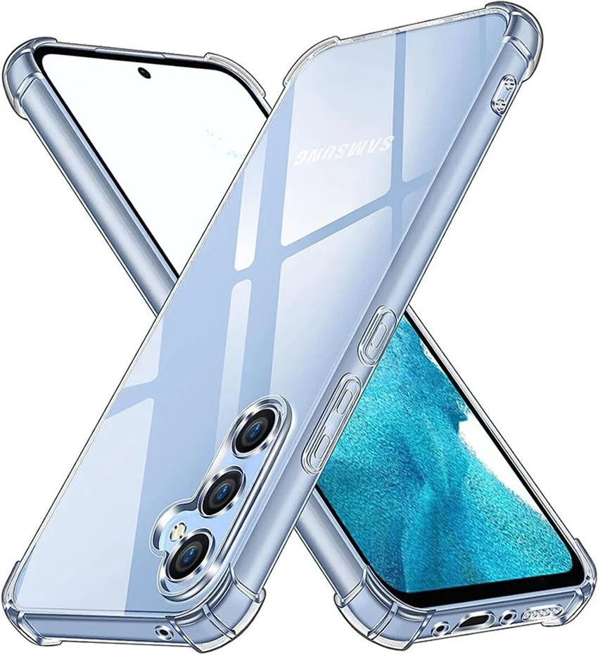 Shockproof Clear Silicone Soft Case For Samsung