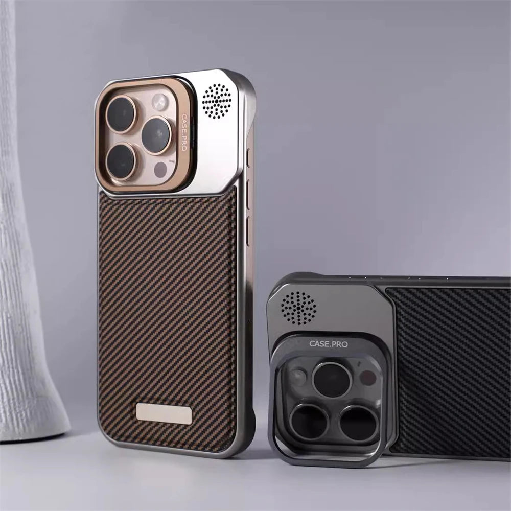 Luxury Frameless Carbon Fiber Pattern Slim Case for iPhone