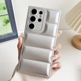 Candy Color Soft Down Jacket Case For Samsung Galaxy