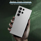 Ultra Thin Frosted Matte shockproof transparent Outer case For Samsung