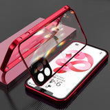 Double-Sided Glass 360°Full Protection Metal Case For IPhone