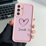 Love Heart Wrist Chain Lanyard Phone Case for Samsung