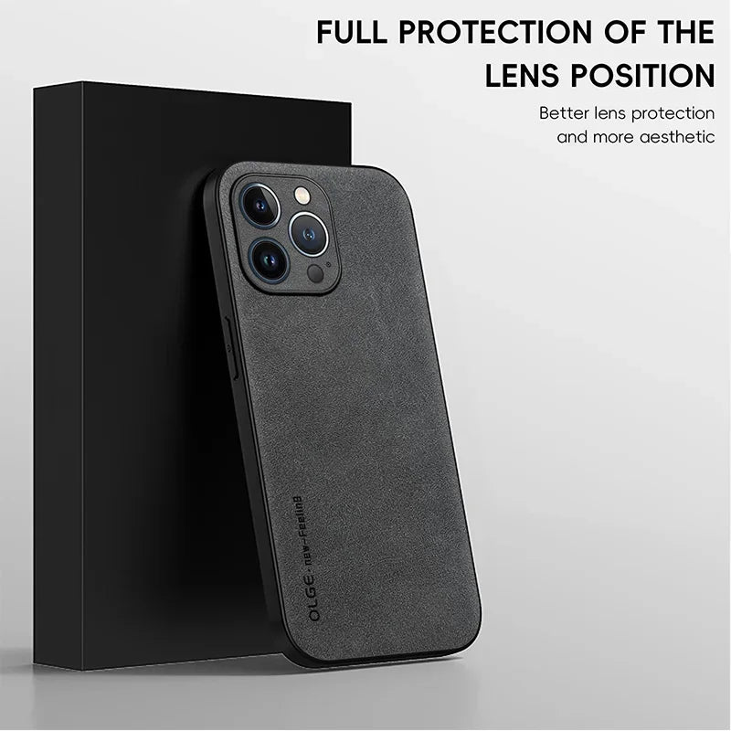 Luxury Leather Phone Case For iPhone