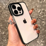 Luxury Transparent Airbag Bumper Case For iPhone