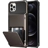 Card Slots Wallet Case For iPhone