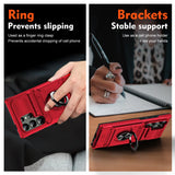 Heavy Duty Drop Protection Wallet Case For Samsung
