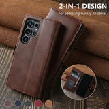 Funda Wallet Card Slot Luxury Leather Case For Samsung