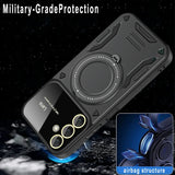 Shockproof Magnetic Ring Stand Armor Case For Samsung