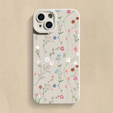Summer Minimalist Fresh Style Silicone Soft Case For iPhone