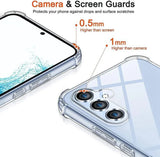 Shockproof Clear Silicone Soft Case For Samsung