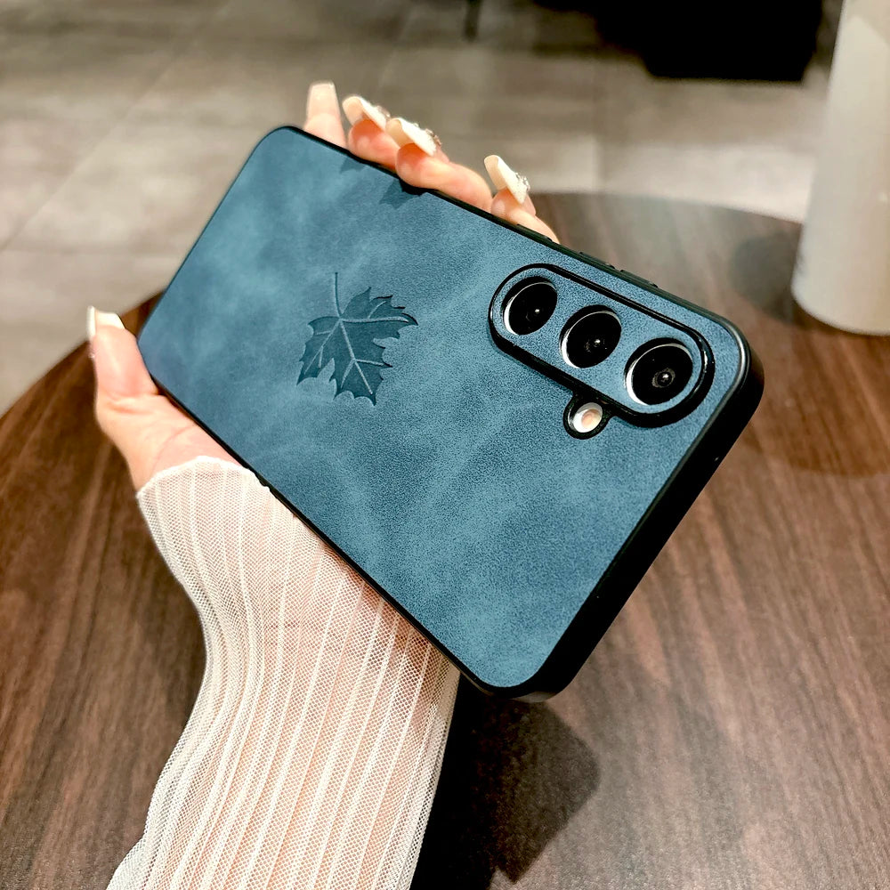 Retro Leather Case For Samsung Galaxy