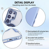Flip Slot Card Leather Wallet Clear Magnetic Phone Case For Samsung