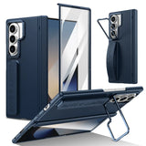 Wristband Magnetic Hinge Case For Samsung