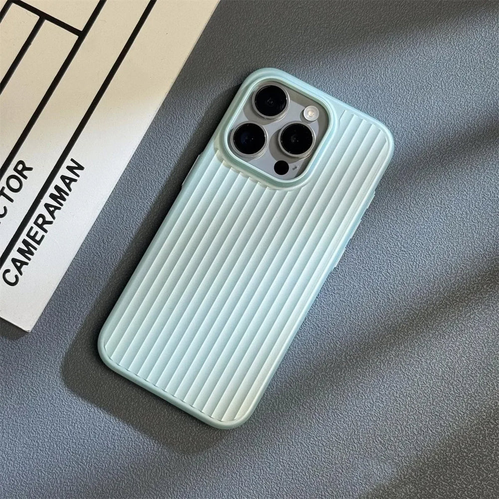 Matte Natural Titanium Grating Hard Phone Case for IPhone