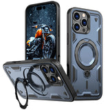 Shockproof Armor Metal Ring Holder Case For iPhone