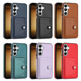 Fashion Leather Card Slots anti-fall Phone Cases For Samsung
