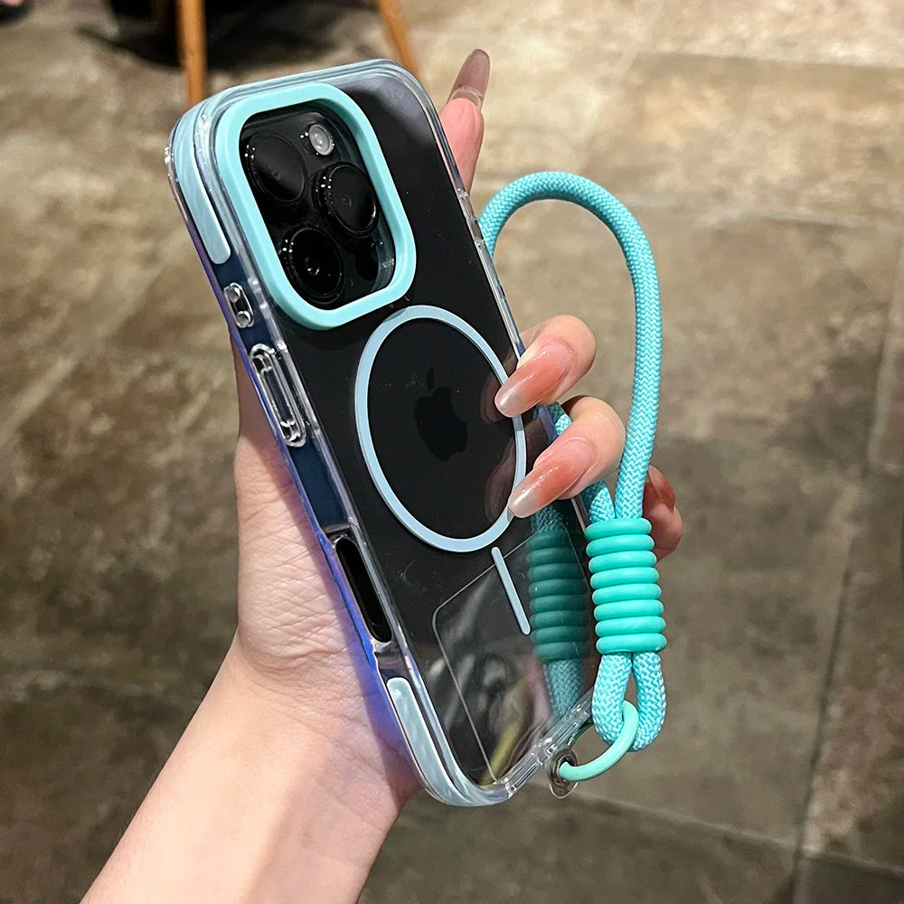 Luxury Clear Soft For Magsafe Case for iPhone