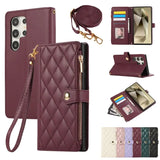 Crossbody Wallet Phone Case For Samsung Galaxy