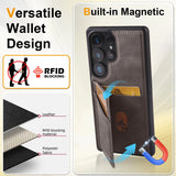 Leather Magnetic Case for Samsung