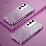 Luxury Gradient Glitter Plating Case For Samsung Galaxy