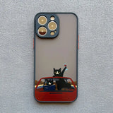 Funny Cat Daily Life Phone Case For iPhone