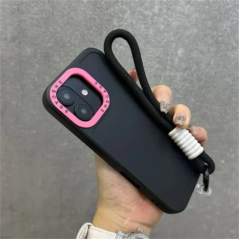Luxury Wrist Strap Bracelet Lanyard Case For iPhone