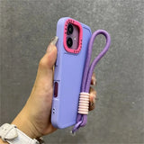 Luxury Wrist Strap Bracelet Lanyard Case For iPhone