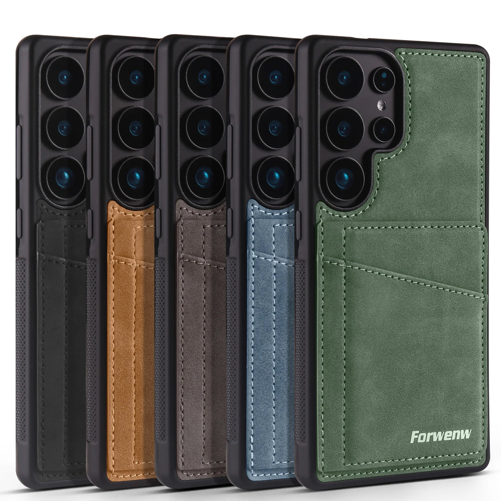 Leather Magnetic Case for Samsung