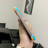 Contrasting Colors Borderless Frame Case For iPhone