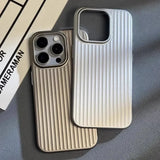 Matte Natural Titanium Grating Hard Phone Case for IPhone