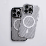 Heat Dissipation Hollow Shockproof Magnetic Case For iPhone