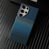 Luxury Carbon Fiber Texture Alloy Case For Samsung