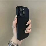 Luxury Leather Colorful & Soft Silicone Bumper Case for iPhone