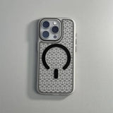 Ultrathin Frosted Geometric Elements MagSafe Case For iPhone