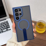 Luxury Metal Stand Magsafe Case For Samsung