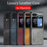Luxury Vintage Sheepskin Leather Case For Samsung Galaxy