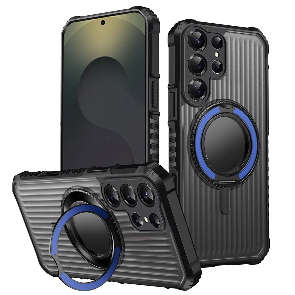 360° Rotate Ring Stand Shockproof Armor Case For Samsung