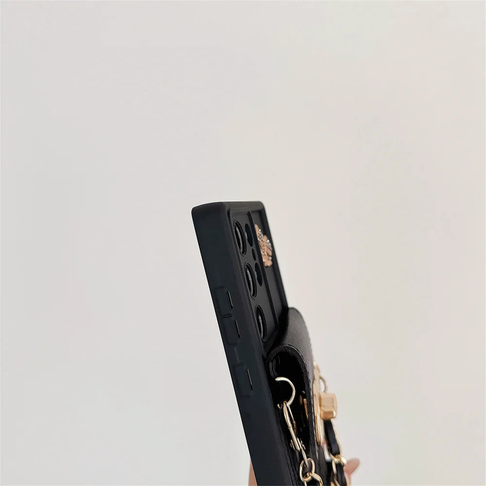 Crossbody Wallet Card Holder Case for Samsung
