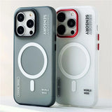 Matte Magnetic Shockproof Armor Cases For iPhone