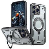 Shockproof Armor Metal Ring Holder Case For iPhone