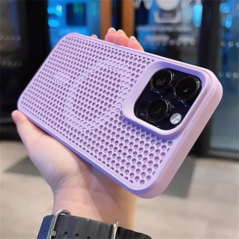 Heat Dissipation Mesh Case For iPhone