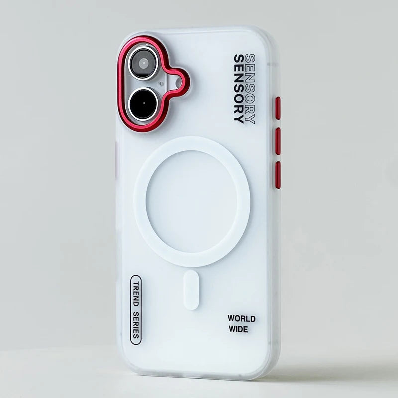 Matte Magnetic Shockproof Armor Cases For iPhone