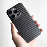 Matte Natural Titanium Grating Hard Phone Case for IPhone