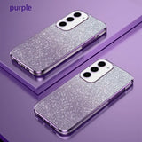 Luxury Gradient Glitter Plating Case For Samsung Galaxy