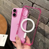 Luxury Shockproof Magsafe Transparen Case For iPhone