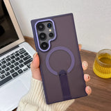 Luxury Metal Stand Magsafe Case For Samsung