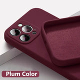New Silicone Solid Color Fall and Collision Protection Case For IPhone